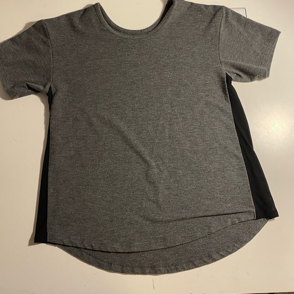 Zella Gray Top With Breathable Sides